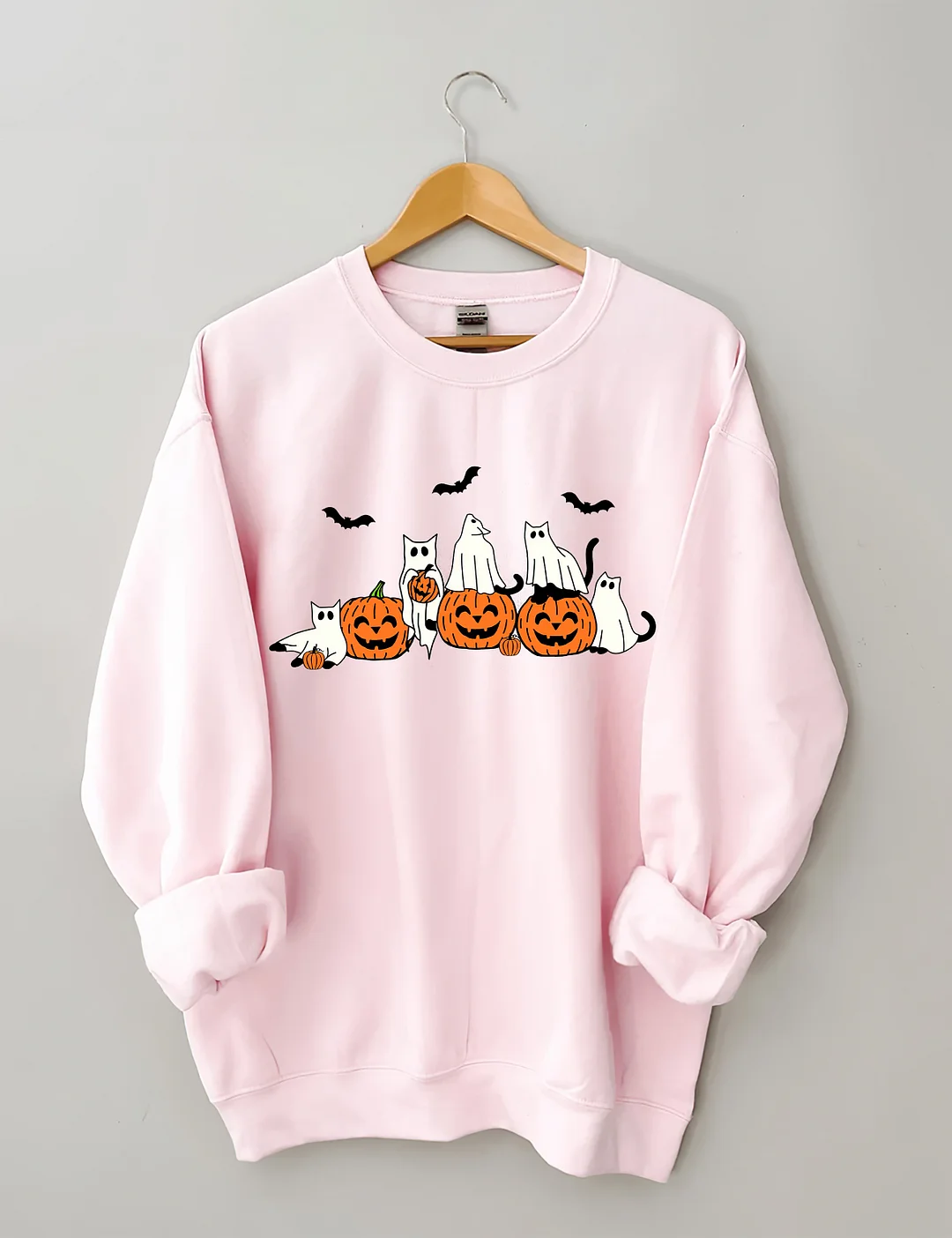Ghost Cats Halloween Sweatshirt