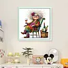 Lady Drinking Red Wine-11CT Stamped Cross Stitch 40*40cm/15.75*15.75in tapestrymarket