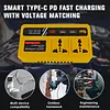 150W Lithium Battery Inverter 3 USB Ports Multifunction Smart Inverter Adapter