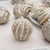 12PCS Christmas Tree 8CM Cream Champagne Decor Balls