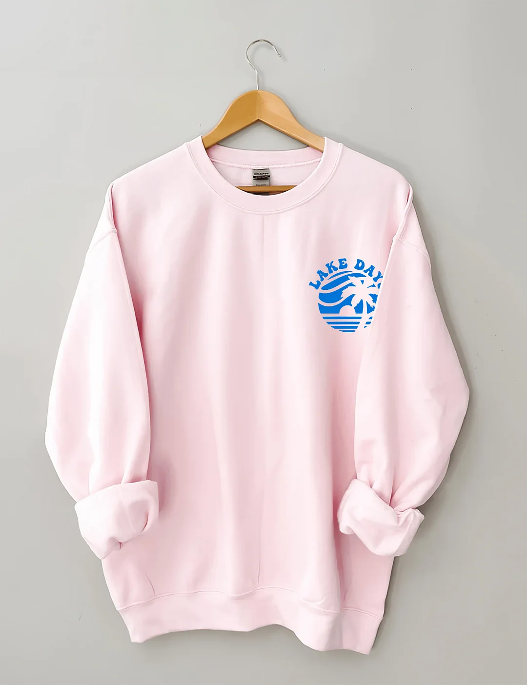 Boat Waves Sun Rays Lake Days Sweatshirt