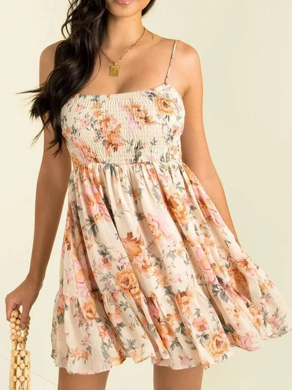 Light pink mini dress