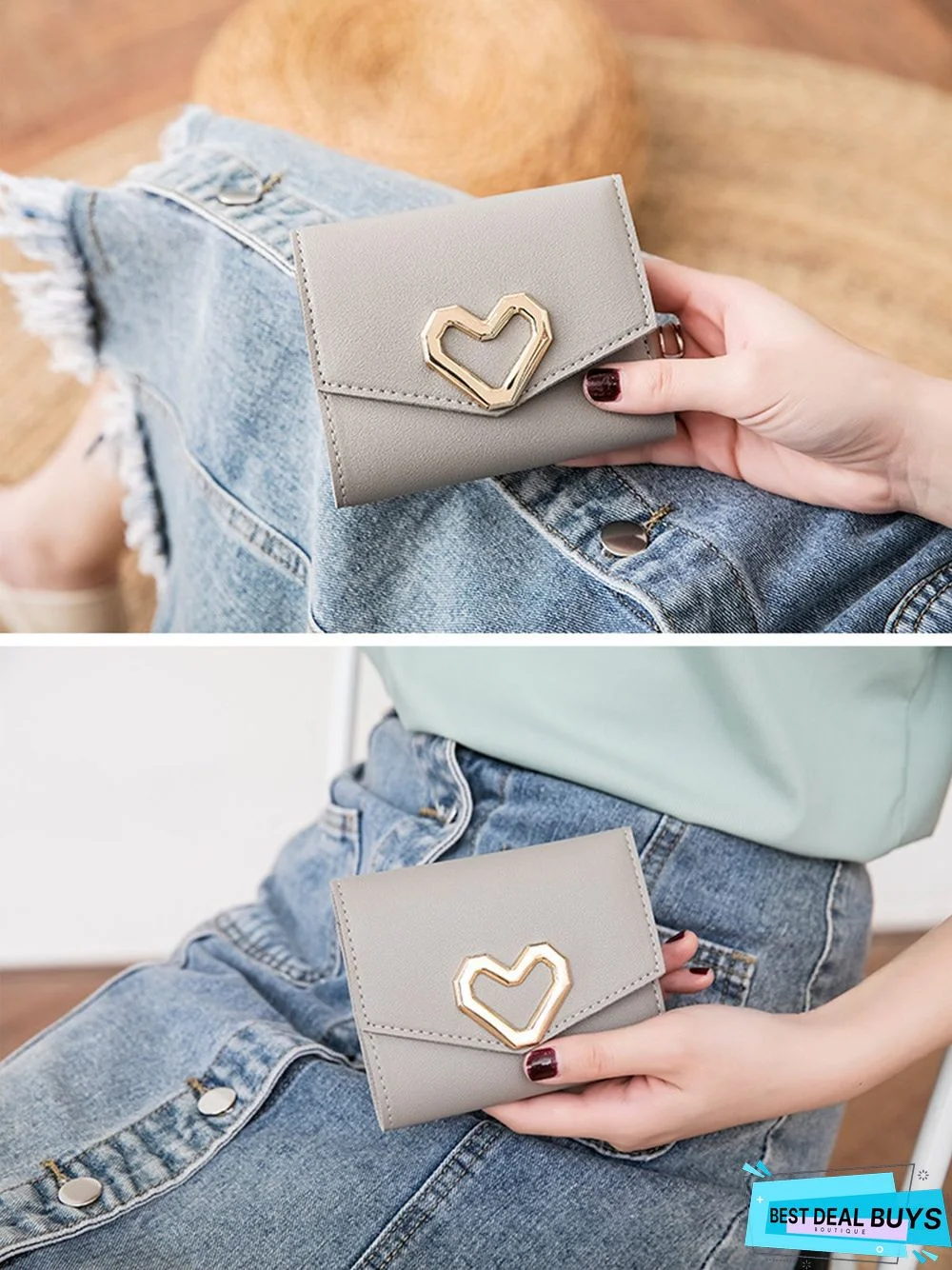 Valentine's Day Heart Multi-Layered Card Holder Wallet