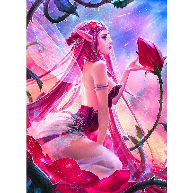 Girl 11CT Stamped Cross Stitch 50*65CM