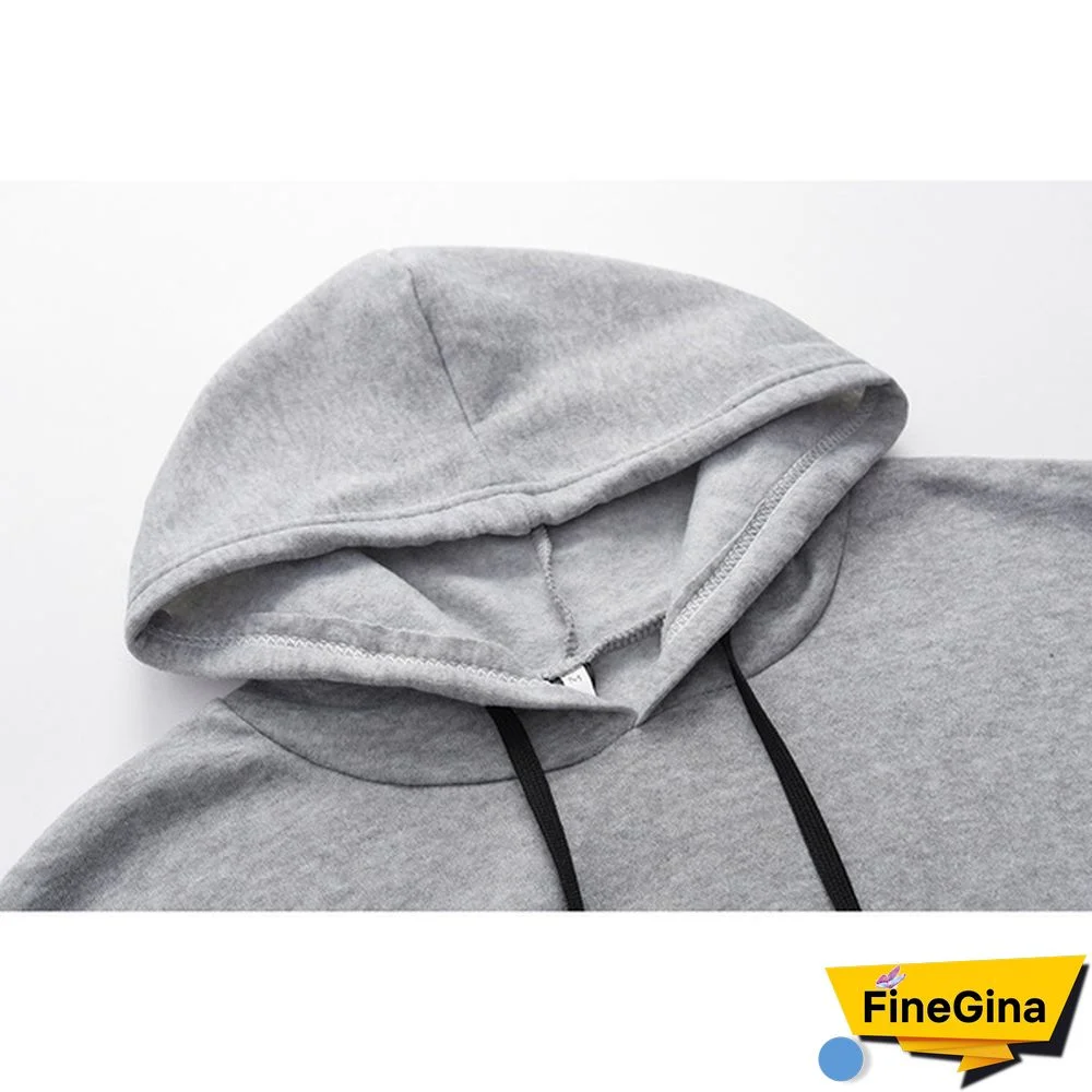 New Women Casual Fleece Hoodies Long Sleeve Solid Color Sweatshirt Hooded Pullover For Boys Girls Teenagers Xs-3Xl