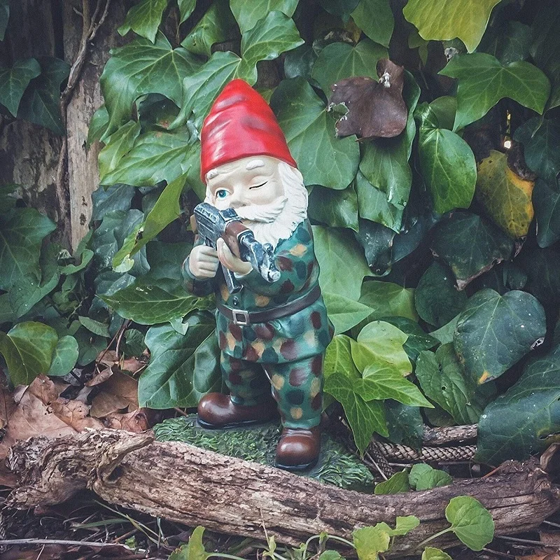 🔥Army Garden Gnome Statue🔥