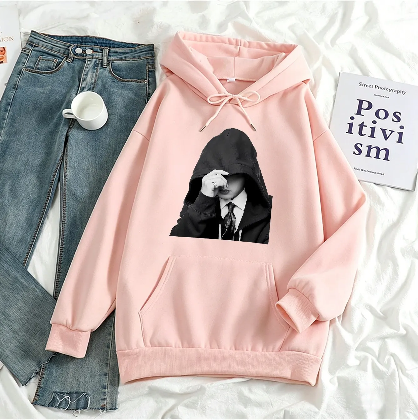 JIMIN] BTS Arirang Tour Hoodie - Black Hoodie Portrait