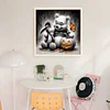 Winnie Pooh Pumpkin-11CT Stamped Cross Stitch 40*40cm/15.75*15.75in