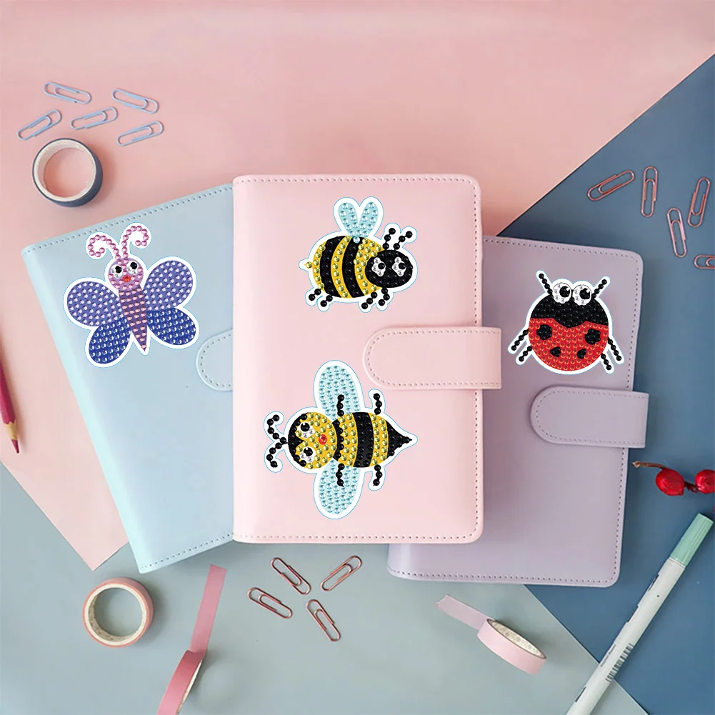 Diamonds Painting Sticker DIY Cartoon Animals Paster Home Decor