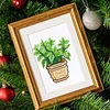 12pcs Potted Plant-1 5D DIY Square Drill Diamond Painting Kits for Adults Beginners Home Decor Diamonds Paintings Gem Art 5.91x7.09in