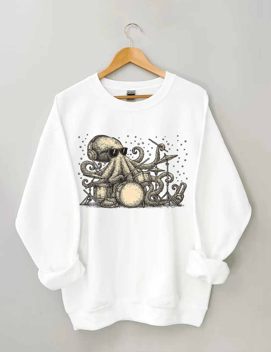 Octopus Drummer Sweatshirt