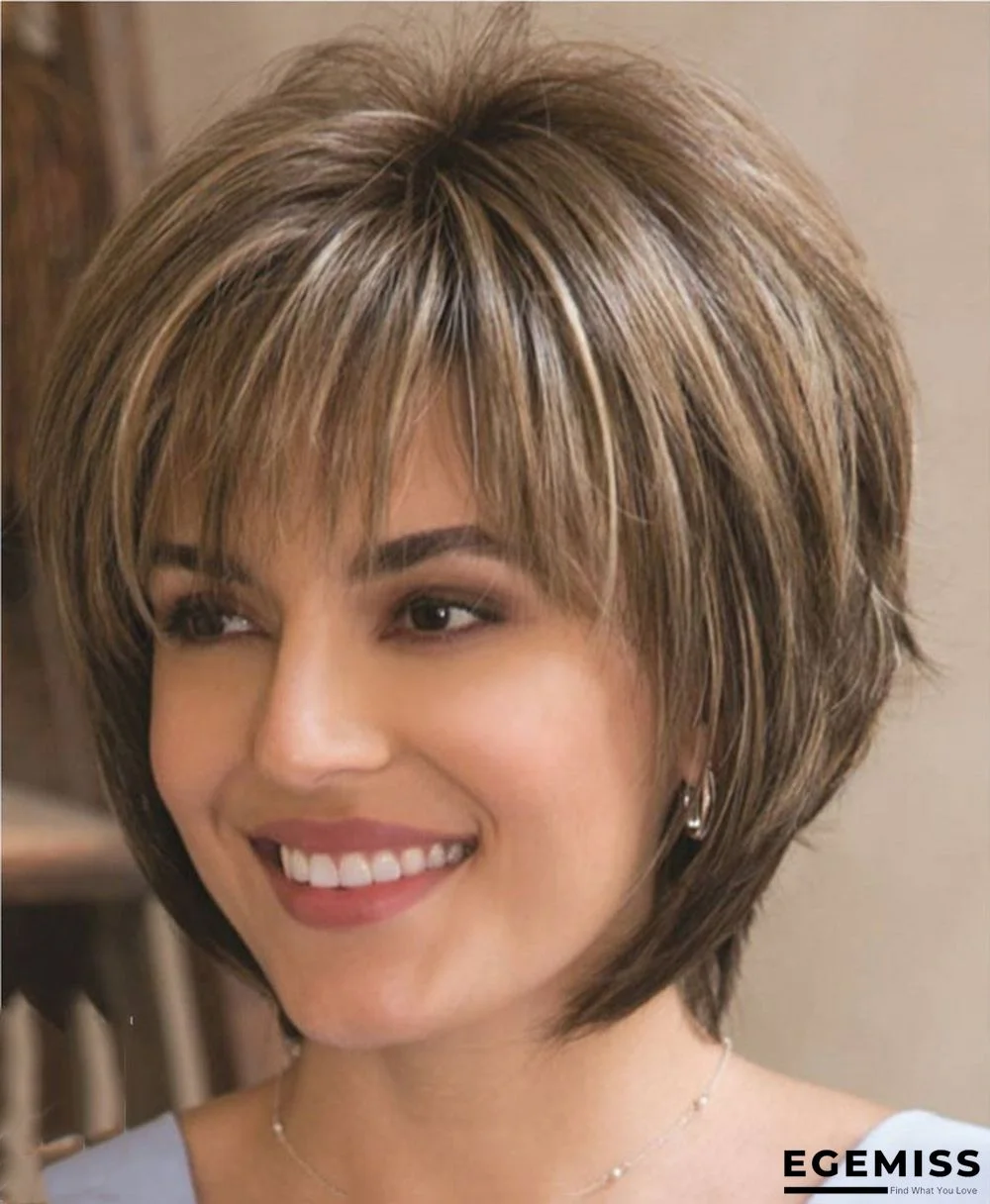 Best-selling Fashion Ladies Wig Short Curly Hair | EGEMISS