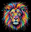 (Multi-Style)Colorful Neon Animals Collection-14CT Stamped/Counted Cross Stitch 30*30cm