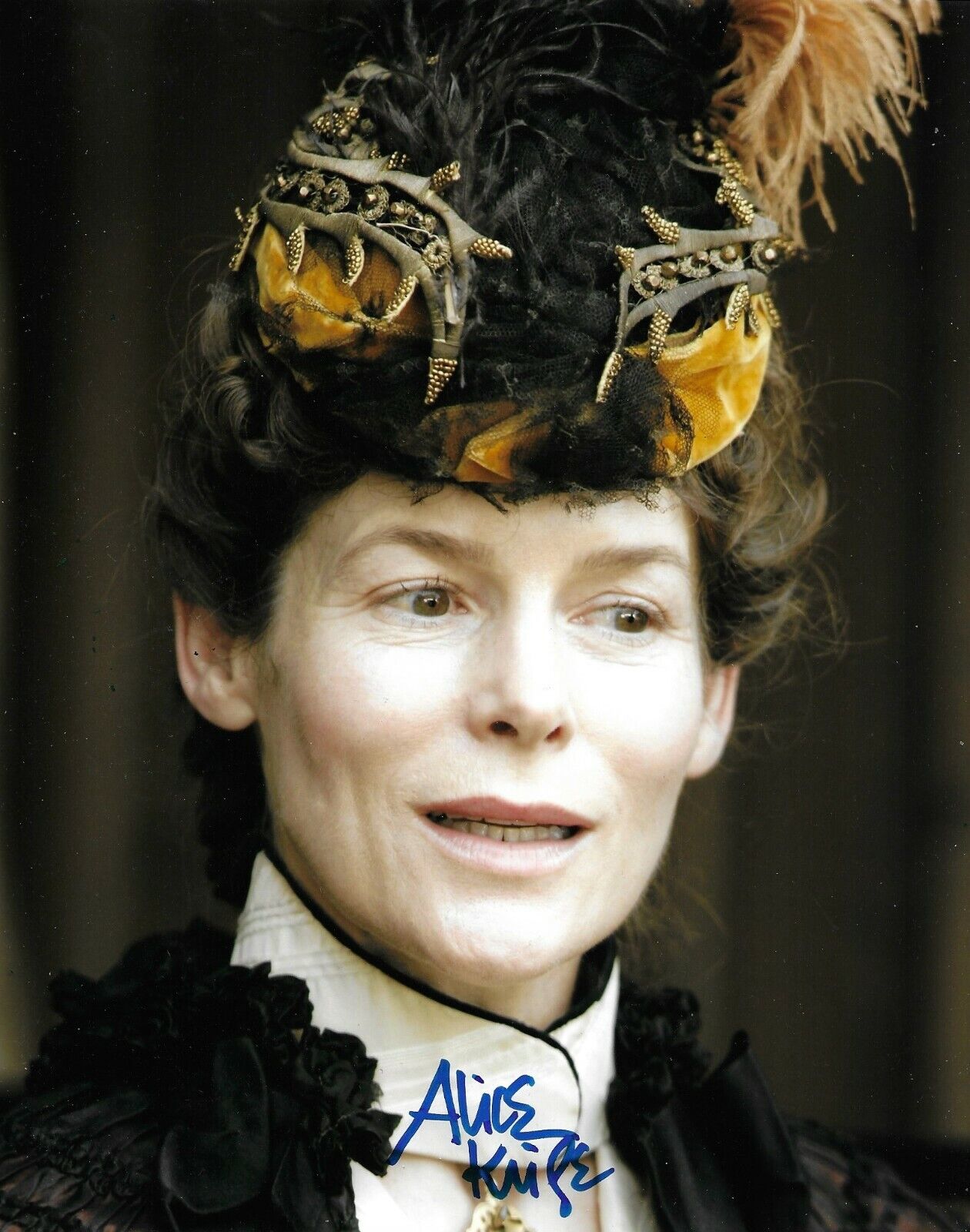 Alice Krige Signed Deadwood 10x8 Photo Poster painting AFTAL