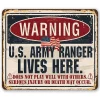 Warning - Vintage Metal Signs(12*16Inch) - Warning