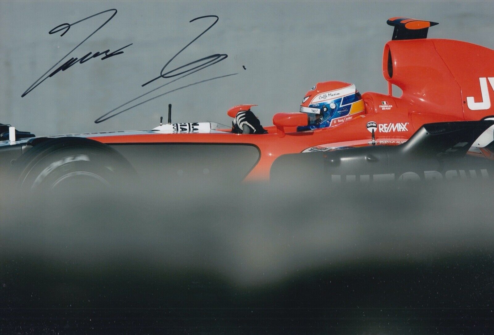 Thomas Biagi Hand Signed 12x8 Photo Poster painting F1 Autograph Midland F1