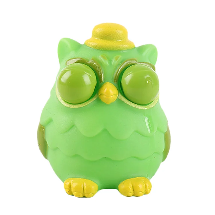 Owl Antistress Toy Portable TPR Soft Glue Stress Reliever Toy for Children Gifts-Annaletters