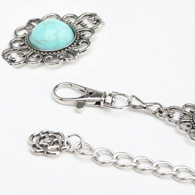 Ethnic Style Geometric Metal Women’s Chain Belts 1 Piece