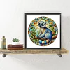Diamond Painting-DIY Full Round Drill Stained Glass Sloth