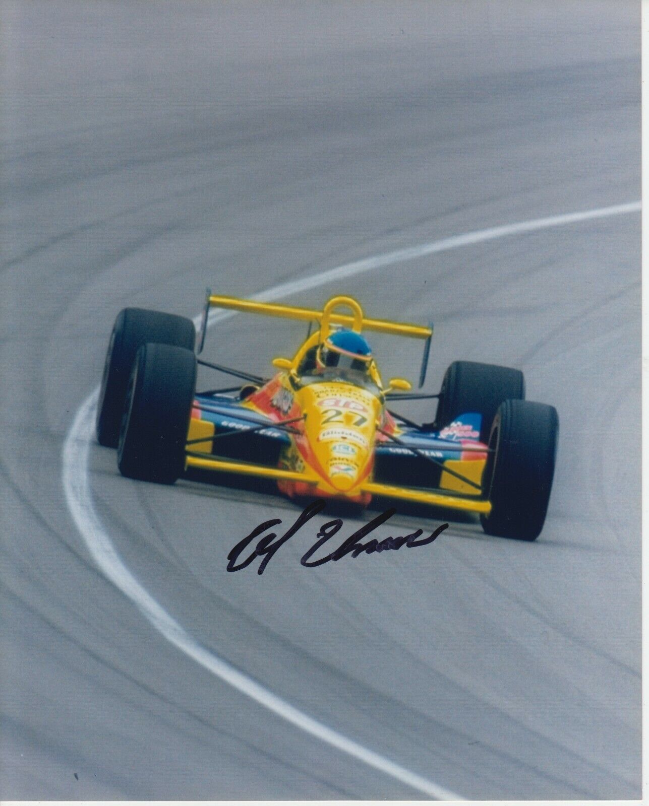 Al Unser 8x10 Signed Photo Poster painting w/ COA Auto Racing #1