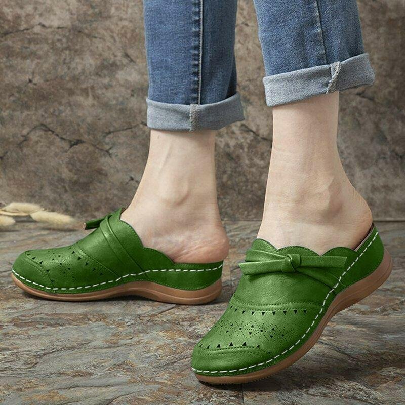 Limited Edition Women Orthopedic Hollow Carved Diabetic Walking Sandals - Ceelic