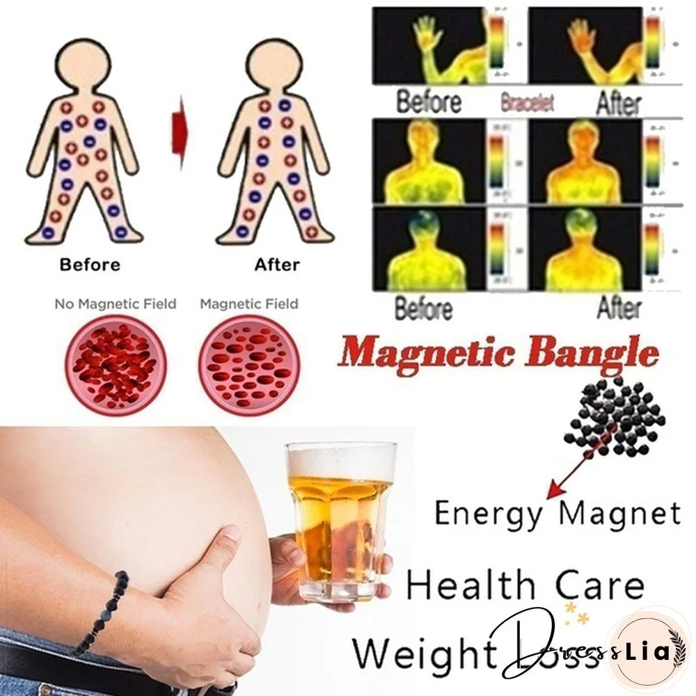 1 Pcs Fashion Men and Women Bracelet Magnetic Health Bracelet for Loss Weight