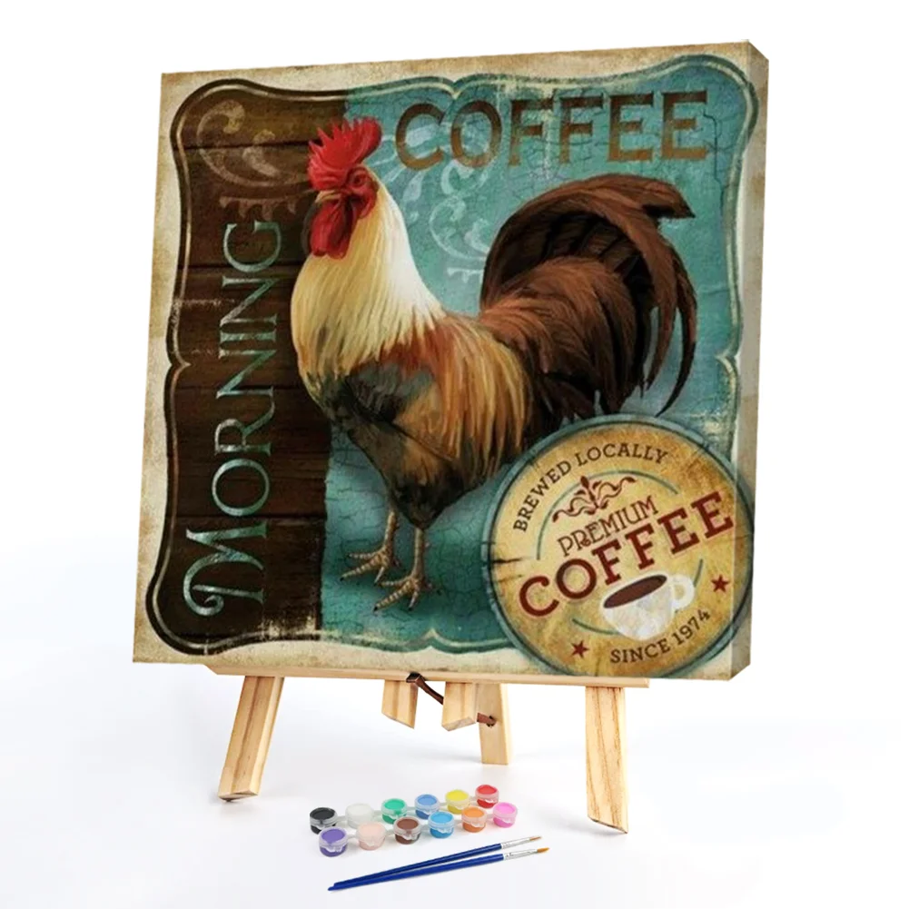 Morning Rooster - Paint By Numbers(40*40CM)
