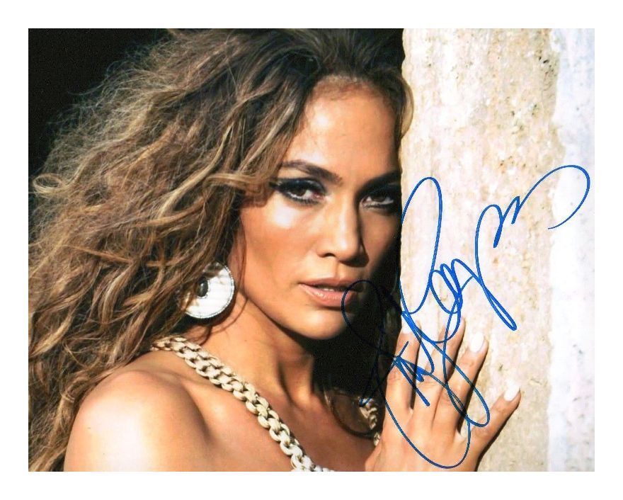 JENNIFER LOPEZ AUTOGRAPHED SIGNED A4 PP POSTER Photo Poster painting PRINT 23