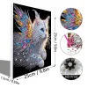 (Pre-Framed)Cat-Special Shape Diamond Painting Kit(25x25cm)