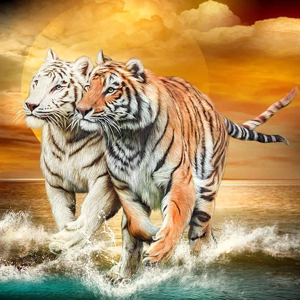 Diamond Painting - Full Round - Tiger