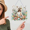 Acrylic Jesus Easter Egg 5D DIY Diamond Painting Hanging Pendant Kit