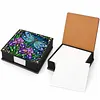 PU 5D Pearl Diamond Painting Kit Note Box DIY Diamond Art Notepad Box with 160 Sheets of Paper (Dragonfly)