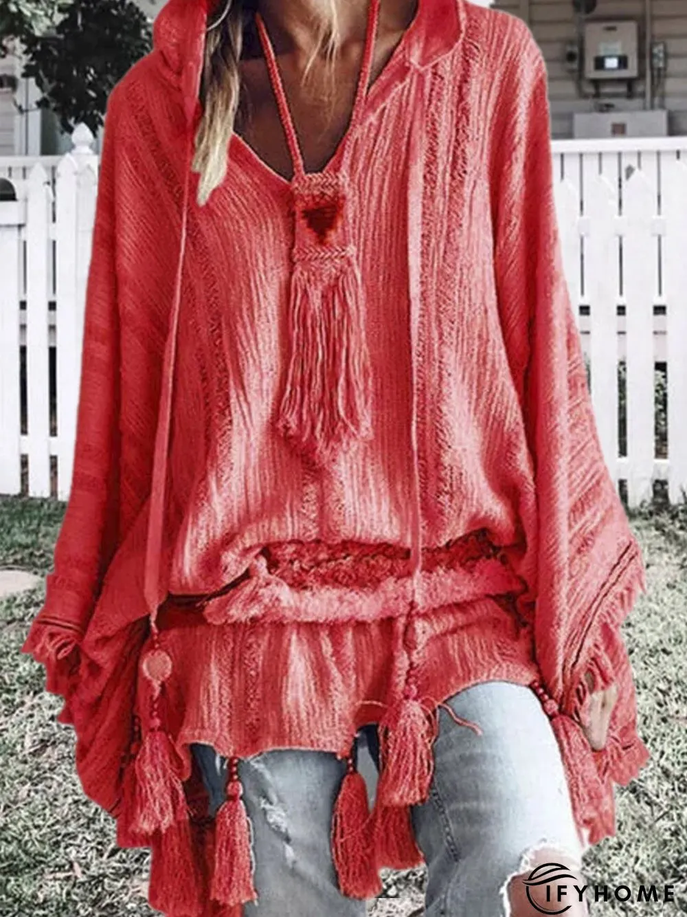 zolucky Long Sleeve Casual Cloak | IFYHOME