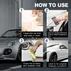 3Pcs Nano Sparkle Cloth Car Scratches Rags Repair Tools Scratch Remover