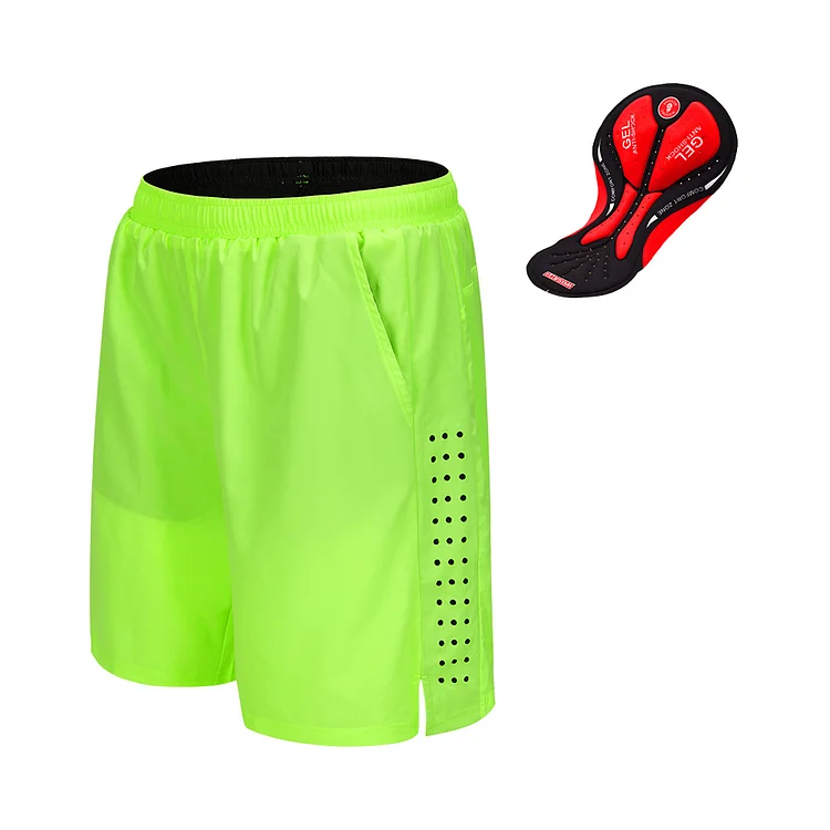 Men's Loose Cycling MTB Shorts with Padded Liner