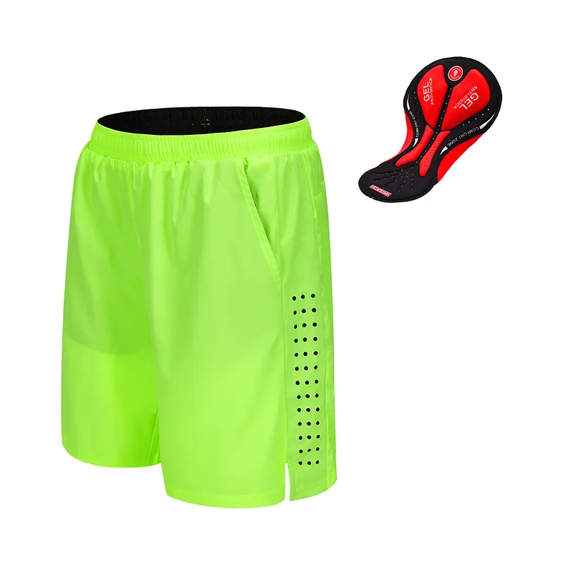 WOSAWE Fietsen Shorts Heren Met 5D Gel - Ademende MTB Padded Shorts XL