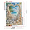 Diamond Painting -DIY Round Drill Heart Seaside Arch