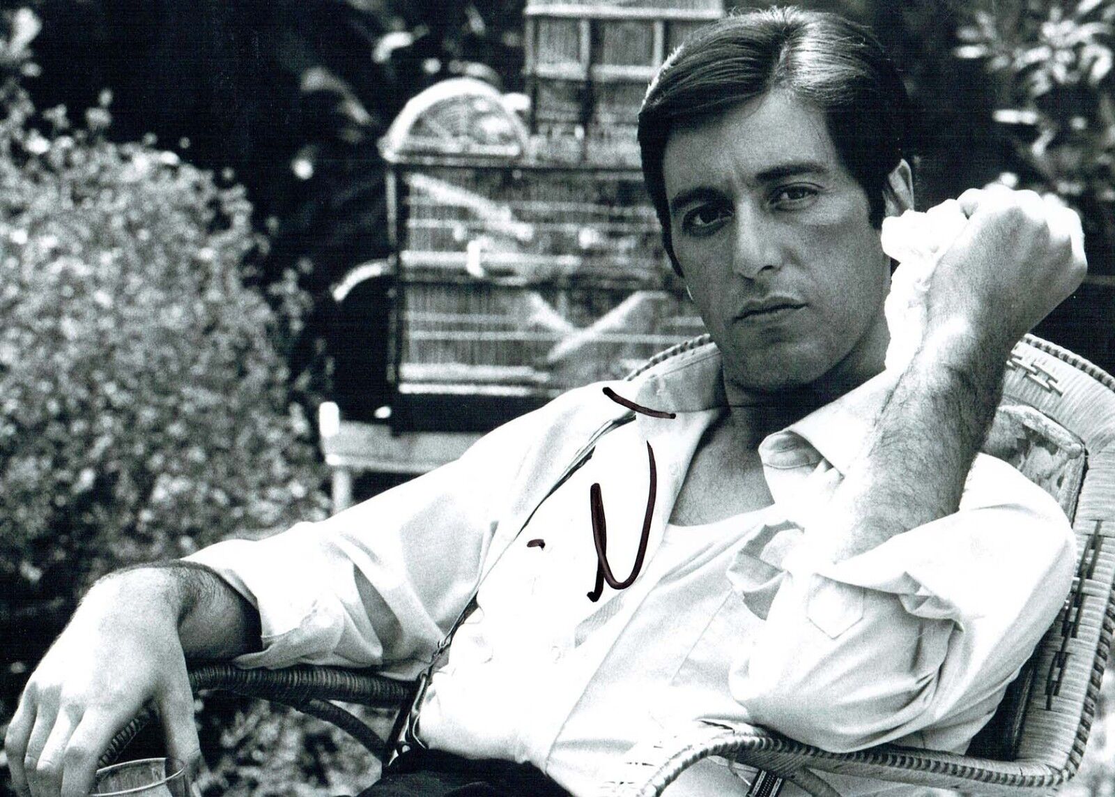 AL PACINO Rare SIGNED Autograph Photo Poster painting AFTAL COA The Godfather Michael Corleone