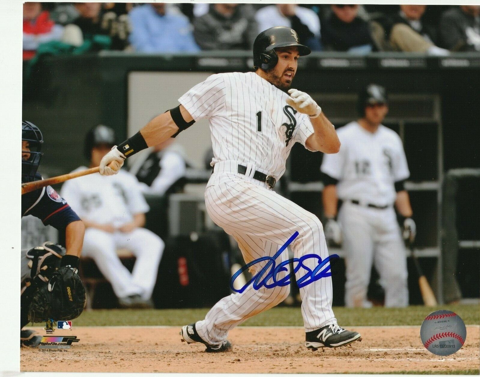 ADAM EATON Signed Chicago WHITE SOX 8x10 Photo Poster painting + COA