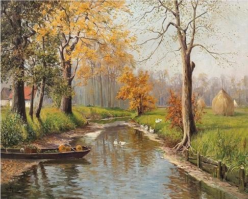 

Autumn Sunny Day – Paint By Numbers - 40*50CM, 501 Original