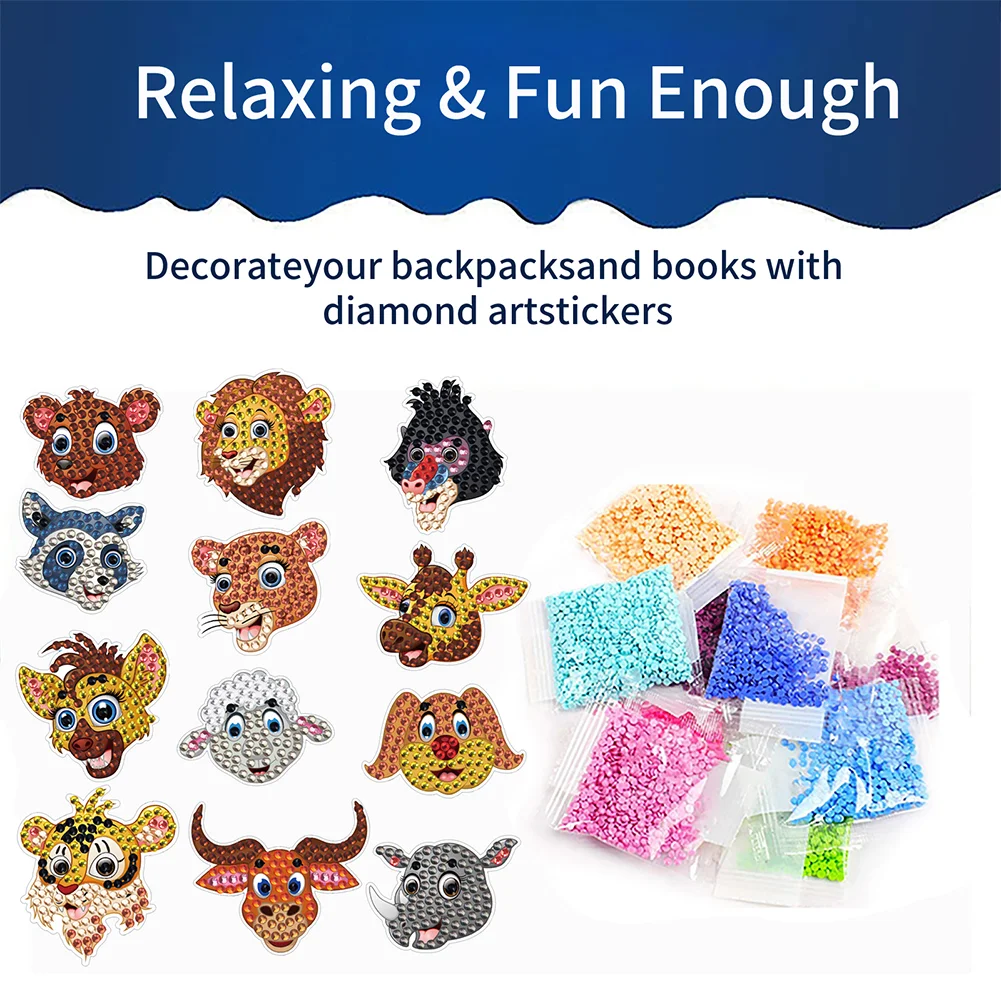 DIY Diamond Painting Kits Creative Diamond Stickers Gift for Kids