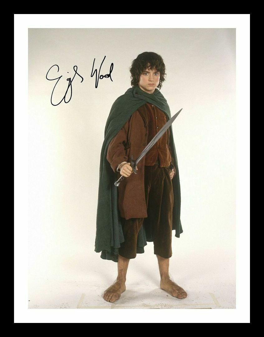 Elijah Wood - Lord Of The Rings Autograph Signed & Framed Photo Poster painting 2