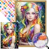 Girl - Round AB Drills Diamond Painting(65*45cm)