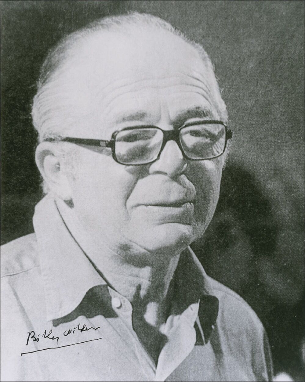 BILLY WILDER Signed Photo Poster paintinggraph - Film Star Director / Producer - preprint