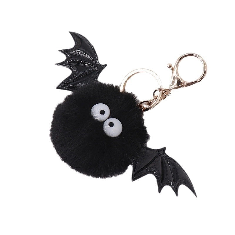 Minimalist Animal Alloy Plush Women’s Keychain