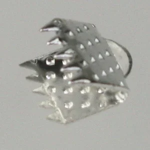 pornhint Pornhint 30 pcs Silver Plated for 6mm ribbon - 6x7mm Ribbon Clamps Connectors Clips End for Leather Charm Braid - Ship from CA USA