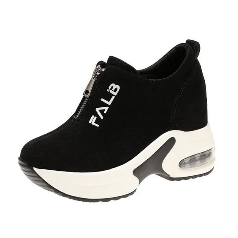 2021 NEW Platform Sneakers Shoes Black Casual Shoes Women Sneakers Ladies Platform Sneakers Heels Wedge Shoes Zapatillas Mujer