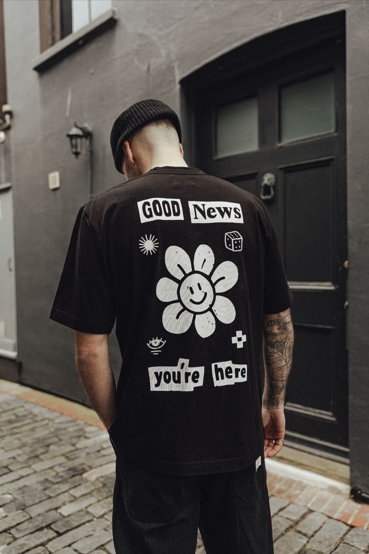 Good News You're Here Printed Men's T-shirt - Krazyskull