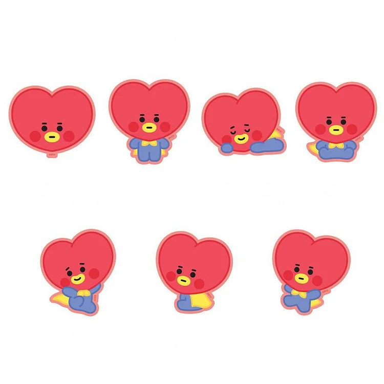 Kpop BT21 Waterproof Stickers - Cutsy World