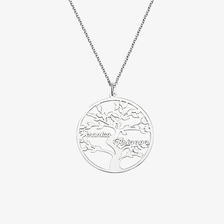 For Mom - The Family Root Customized 1-10 Names Family Tree Necklace